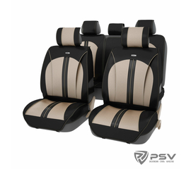 Формованные чехлы-накидки 2D Premium PSV Grandeur (Черно-Бежевый), компл.