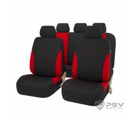 Авточехлы универсальные PSV Resonanse (Красный)