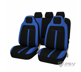 Авточехлы универсальные PSV Vertex (Синий)