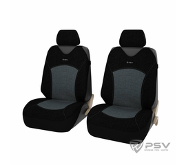 Авточехлы майки универсальные PSV Pleasant Front (Т.Серый-Черный)