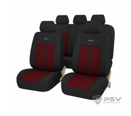 Авточехлы универсальные PSV GTL Modern (Красный)