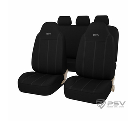 Авточехлы универсальные PSV GTL Apex (Черный/Отстрочка серая)