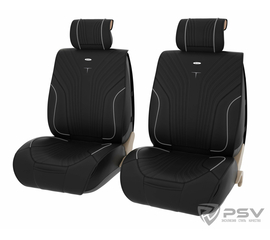 Формованные чехлы-накидки 2D Premium PSV Magnet 2 FRONT (Черный/Кант серый), компл. 737