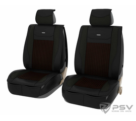 Формованные чехлы-накидки 2D Premium PSV Amarant 2 FRONT (Черный), компл. 017
