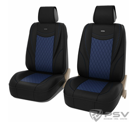 Формованные чехлы-накидки Premium PSV Era 2 FRONT (Черно-Синий), компл. 103