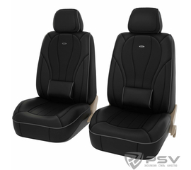 Формованные чехлы-накидки Premium PSV Honor 2 FRONT (Черный/Кант серый).компл 349