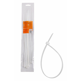 Стяжки (хомуты) кабельные 4,8*350 мм, пластиковые, белые, 10 шт. AirLine ACT-N-11