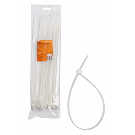 Стяжки (хомуты) кабельные 4,8*350 мм, пластиковые, белые, 100 шт. AirLine ACT-N-12