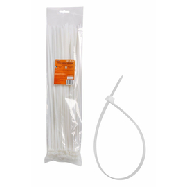 Стяжки (хомуты) кабельные 4,8*400 мм, пластиковые, белые, 100 шт. AirLine ACT-N-14