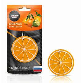 Ароматизатор подвесной пластик "Сочный фрукт" апельсин AirLine AFFR088