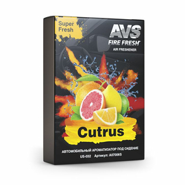 Ароматизатор Super Fresh (Цитрус/Citrus) (гелевый) AVS US-030