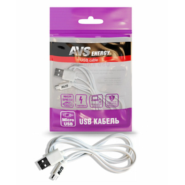 Кабель AVS micro USB (1м) MR-311