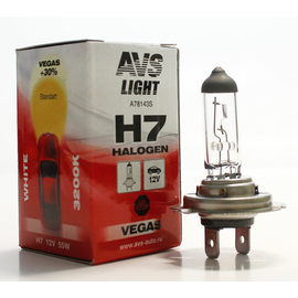 Лампа галогенная AVS Vegas H7.12V.55W (1 шт.)
