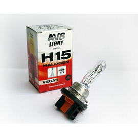 Лампа галогенная AVS Vegas H15.12V.15/55W (1 шт.)