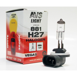 Лампа галогенная AVS Vegas H27/881 12V.27W (1 шт.)