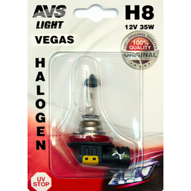 Лампа галогенная AVS Vegas в блистере H8.12V.35W (1 шт.)