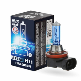 Лампа галогенная AVS ATLAS BOX /5000К/ H11.12V.55W (1 шт.)