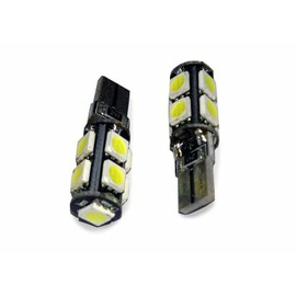 Лампа светодиодная T10 C011 /белый/ (W2.1x9.5D) CANBUS 9SMD 5050, блистер, 2 шт.