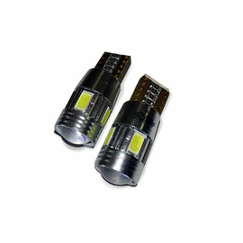 Лампа светодиодная T10 C023 /белый/ (W2.1x9.5D) 5SMD 5730, блистер, 2 шт.