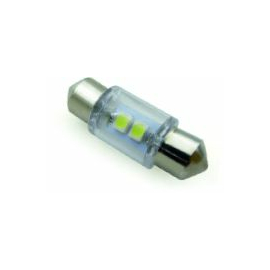 Лампа светодиодная T11 SV026 (SV8, 5/8) 2x3528 SMD 31мм, блистер 2 шт.