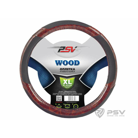 Оплётка на руль PSV WOOD (Черный) XL