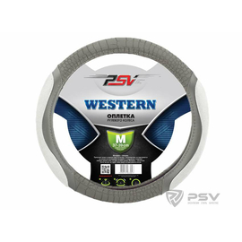 Оплётка на руль PSV WESTERN (Серый) M
