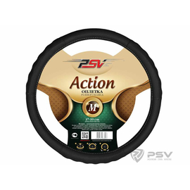 Оплётка на руль PSV ACTION Fiber (Черный) М