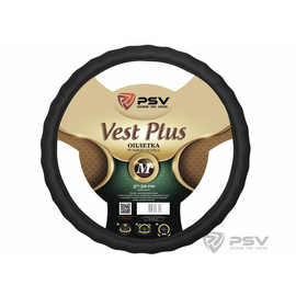 Оплётка на руль PSV VEST (EXTRA) PLUS Fiber (Черный) М