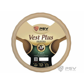 Оплётка на руль PSV VEST (EXTRA) PLUS Fiber (Бежевый) М