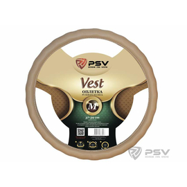 Оплётка на руль PSV VEST (EXTRA) Fiber (Бежевый) М