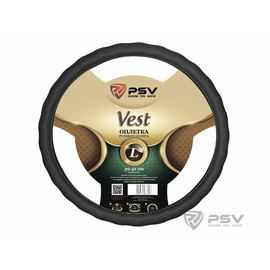 Оплётка на руль PSV VEST (EXTRA) Fiber (Черный) L