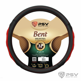 Оплётка на руль PSV BENT Fiber (Черно-Красный) М