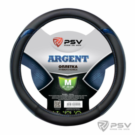Оплётка на руль PSV ARGENT (Черно-Синий) M