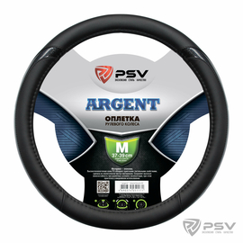 Оплётка на руль PSV ARGENT (Черный) M