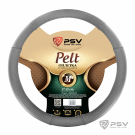 Оплётка на руль кожаная PSV PELT (Серый) M