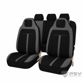 Авточехлы универсальные PSV Vertex (Серый)