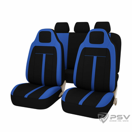 Авточехлы универсальные PSV Vertex (Синий)