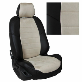 АлькантараЧерный + Бежевый