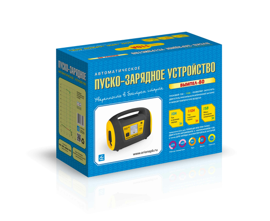 Пуско-зарядное устройство для АКБ Вымпел-80 (110А/10А, 12В)