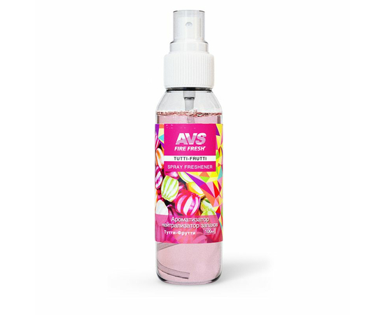 Ароматизатор-нейтрализатор запахов AVS AFS-012Stop Smell(аром.Tutti-frutti/Тутти-Фрут.)(спрей100мл.)