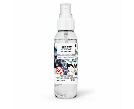 Ароматизатор-нейтрализатор запахов AVS AFS-017Stop Smell (аром Antitobacco/Антитабак.) (спрей100мл.)
