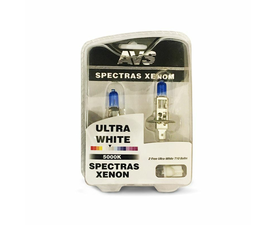 Газонаполненные лампы AVS "Spectras" 5000K H1 комплект 2+2 (T-10) шт.