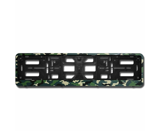 Рамка под номерной знак "Taiga" двусоставная (камуфляж) AVS RN-18