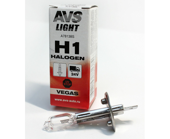 Лампа галогенная AVS Vegas H1.24V.70W (1 шт.)