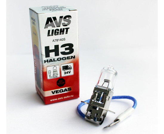 Лампа галогенная AVS Vegas H3.24V.70W (1 шт.)