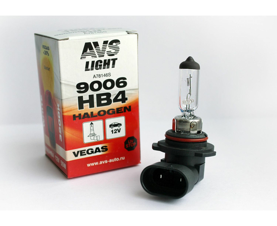 Лампа галогенная AVS Vegas HB4/9006.12V.55W (1 шт.)