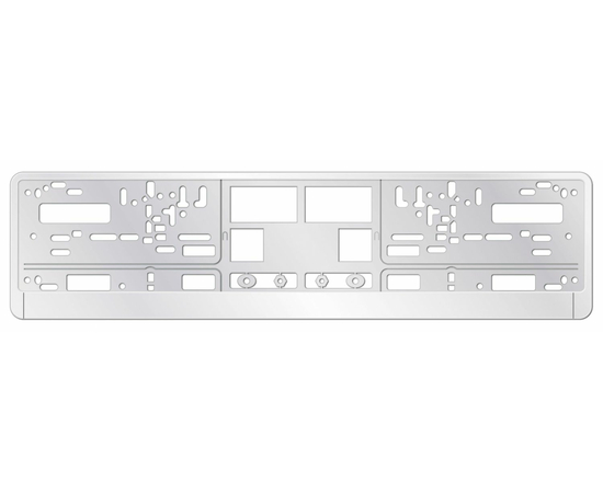 Рамка под номерной знак (белая) AVS RN-14