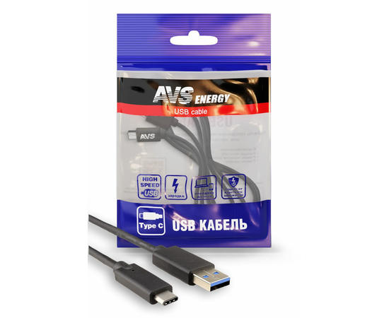 Кабель AVS Type C (1м USB 3.0) TC-311