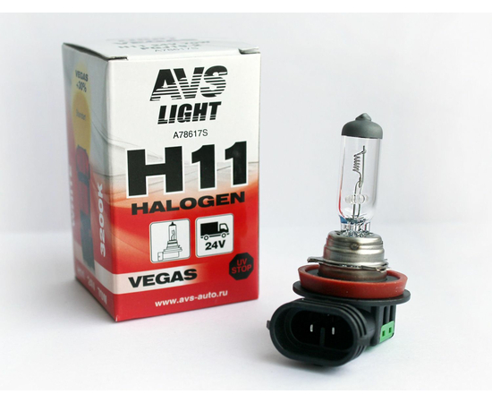 Лампа галогенная AVS Vegas H11.24V.70W (1 шт.)