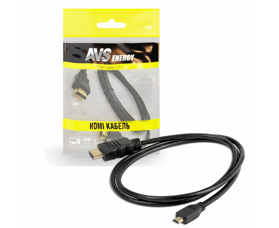 Кабель AVS HDMI (A) -microHDMI (D) HAD-71 1м